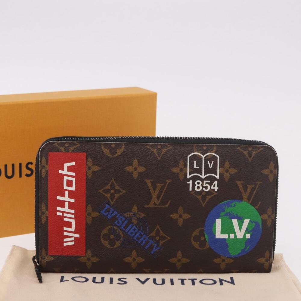 Louis Vuitton Monogram Logo Story Zippy Organizer Wallet